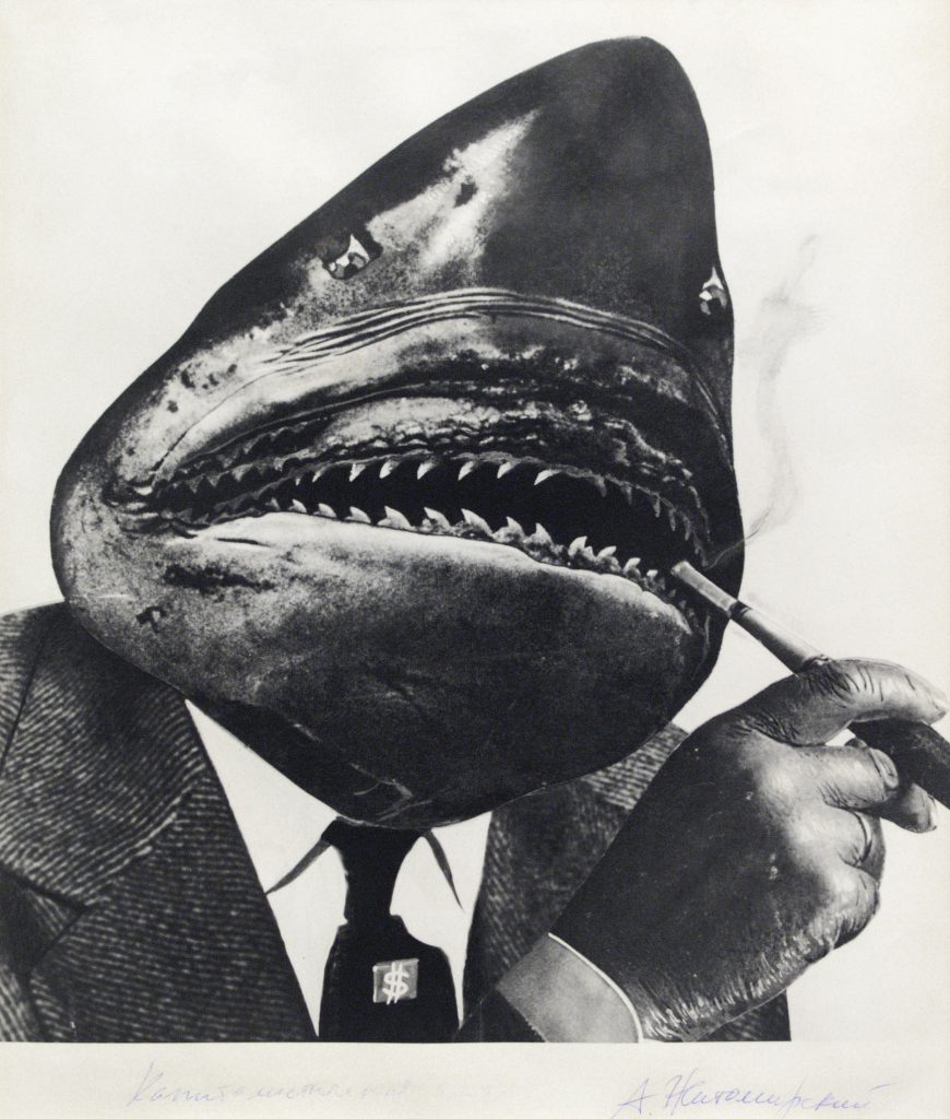 Aleksandr Zhitomirsky. A Capitalist Shark, 1965. Ne boltai! Collection. © Vladimir Zhitomirsky.