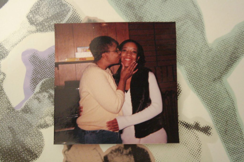 Me and mom in Peoria, shortly after I moved to Chicago in 2007. Photo by a Hazel.