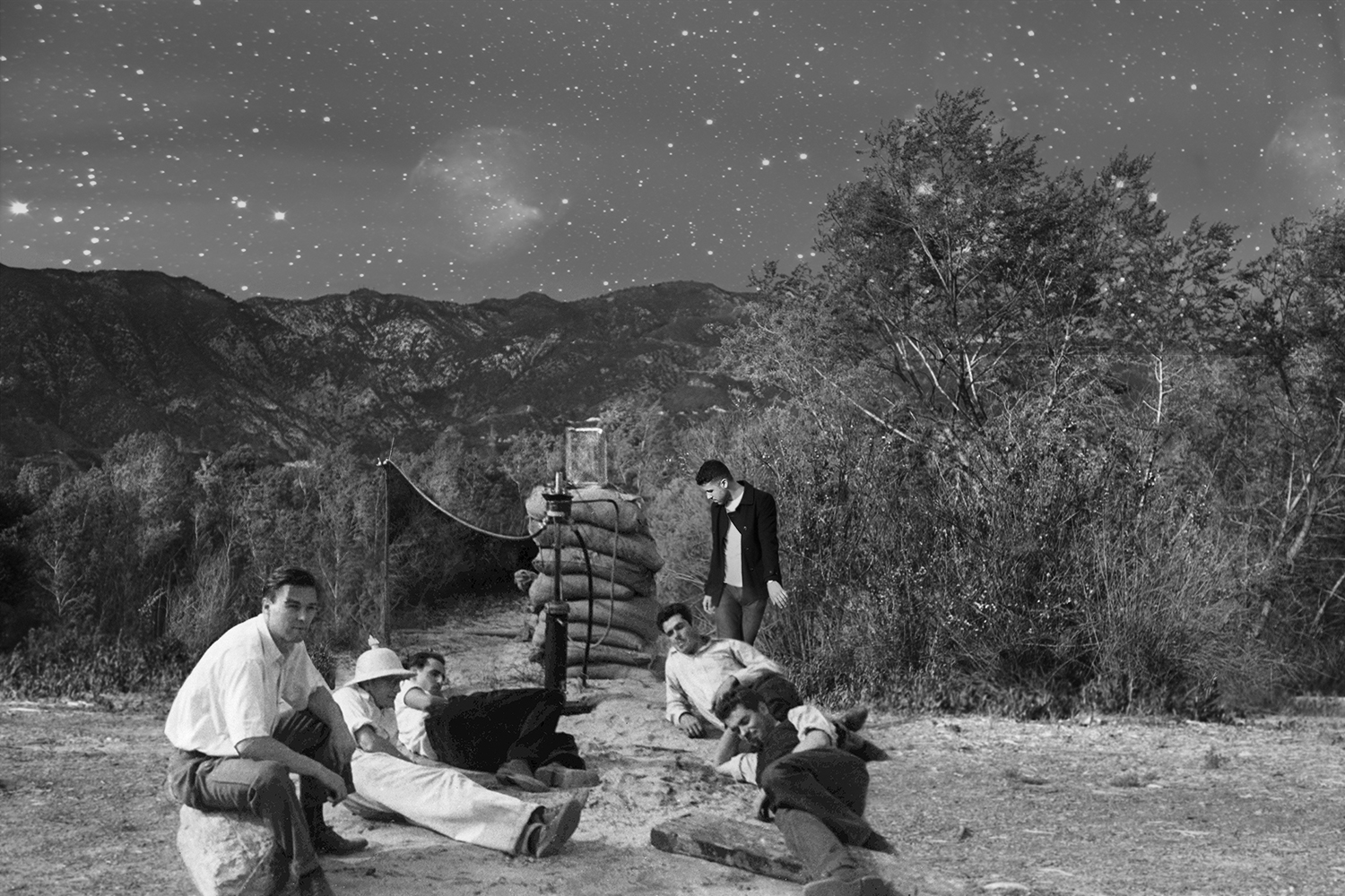 Image: "Suicide Squad," Arroyo Seco, Pasadena, CA, 1936/2019 by Barbara Diener.