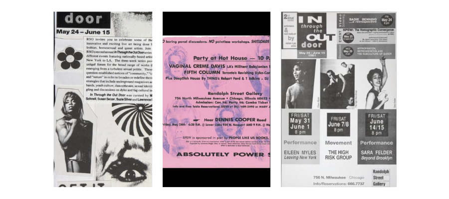 Spew, the first queer zine fest