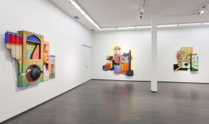 Image: Installation view of three works from Arghavan Khosravi's exhibition: The Witness (April 6-May 21, 2022). Courtesy of Kavi Gupta Gallery.