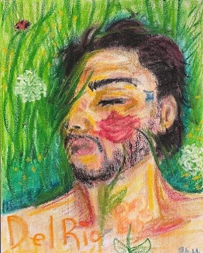 Imagen: Obra de arte de Samuel Penaloza, técnica mixta. Imagen cortesía del artista.